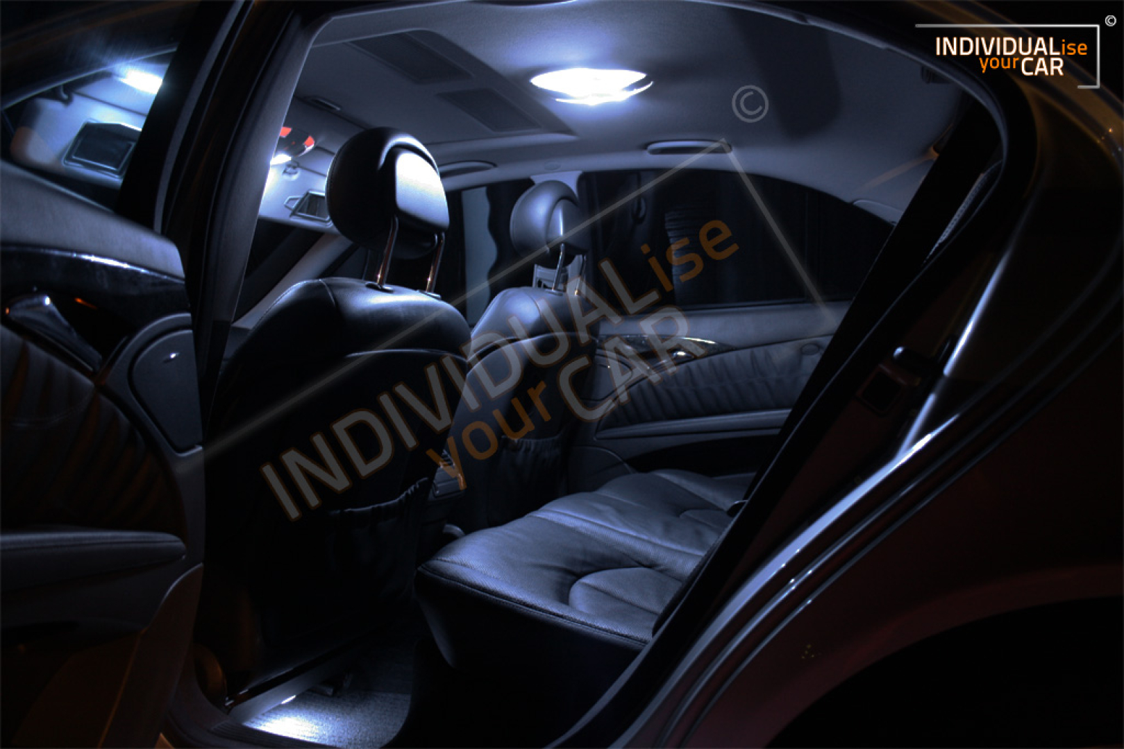 LED Innenraumbeleuchtung SET passend für Mercedes - Benz E-Klasse Limousine W211 - Cool-White