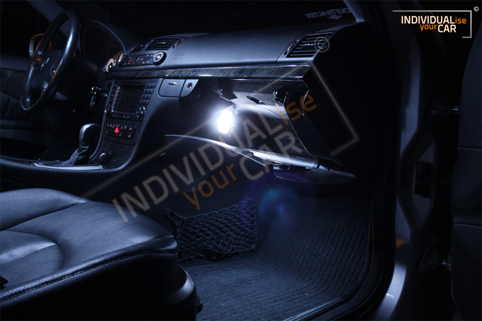 LED Innenraumbeleuchtung SET passend für Mercedes - Benz E-Klasse Limousine W211 - Cool-White