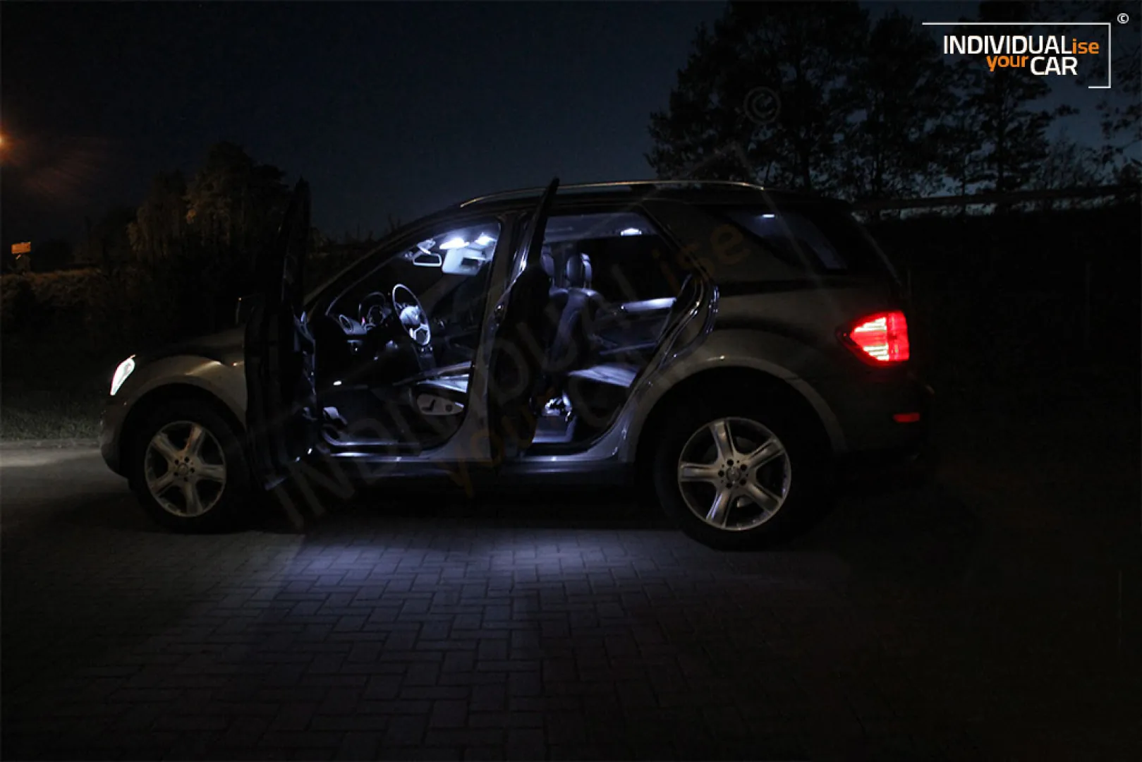 Zestaw oświetlenia wnętrza LED pasujący do Mercedes-Benz Klasy M W164