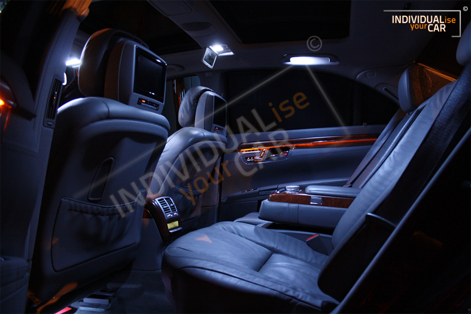 LED Innenraumbeleuchtung SET passend für Mercedes - Benz S-Klasse W221 Limousine - Cool-White