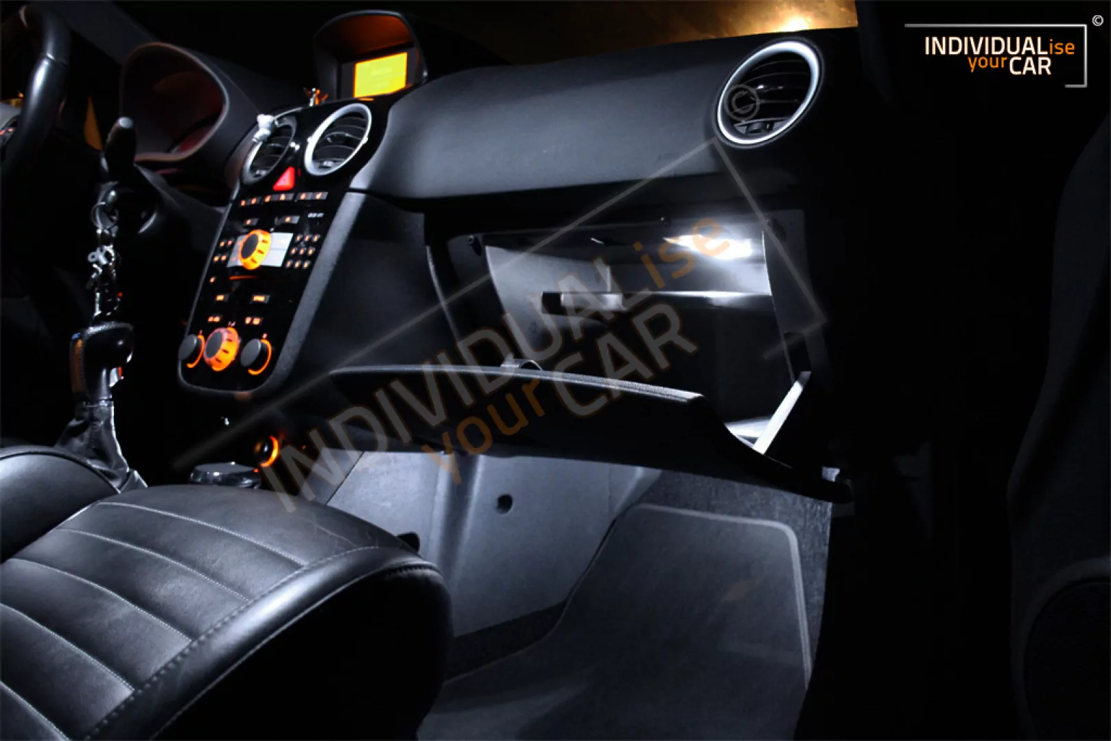 LED Innenraumbeleuchtung SET für Opel Corsa D 3-Türer - Pure-White
