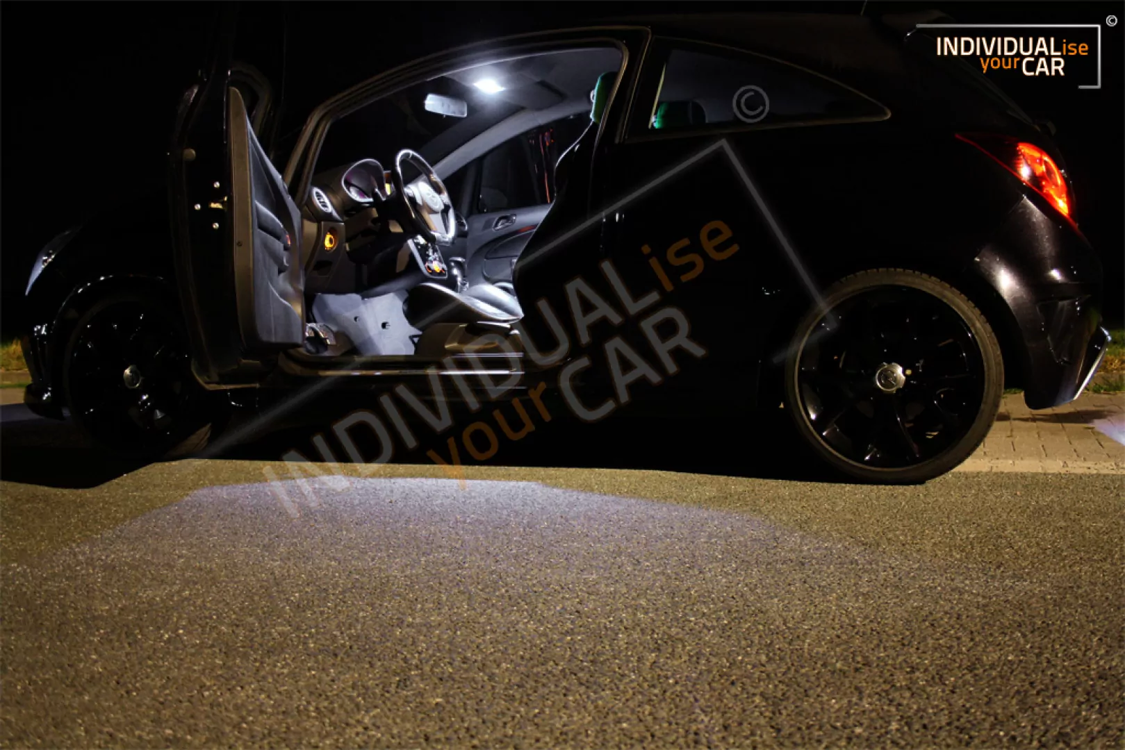 LED Innenraumbeleuchtung SET für Opel Corsa D 3-Türer - Pure-White