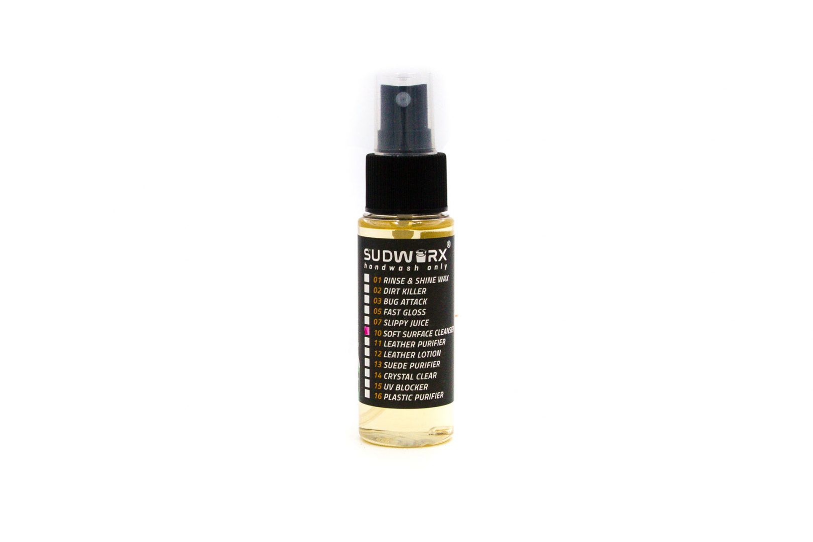 sudworx 10 SOFT SURFACE CLEANSER - Oberflächenreiniger - Probierflasche
