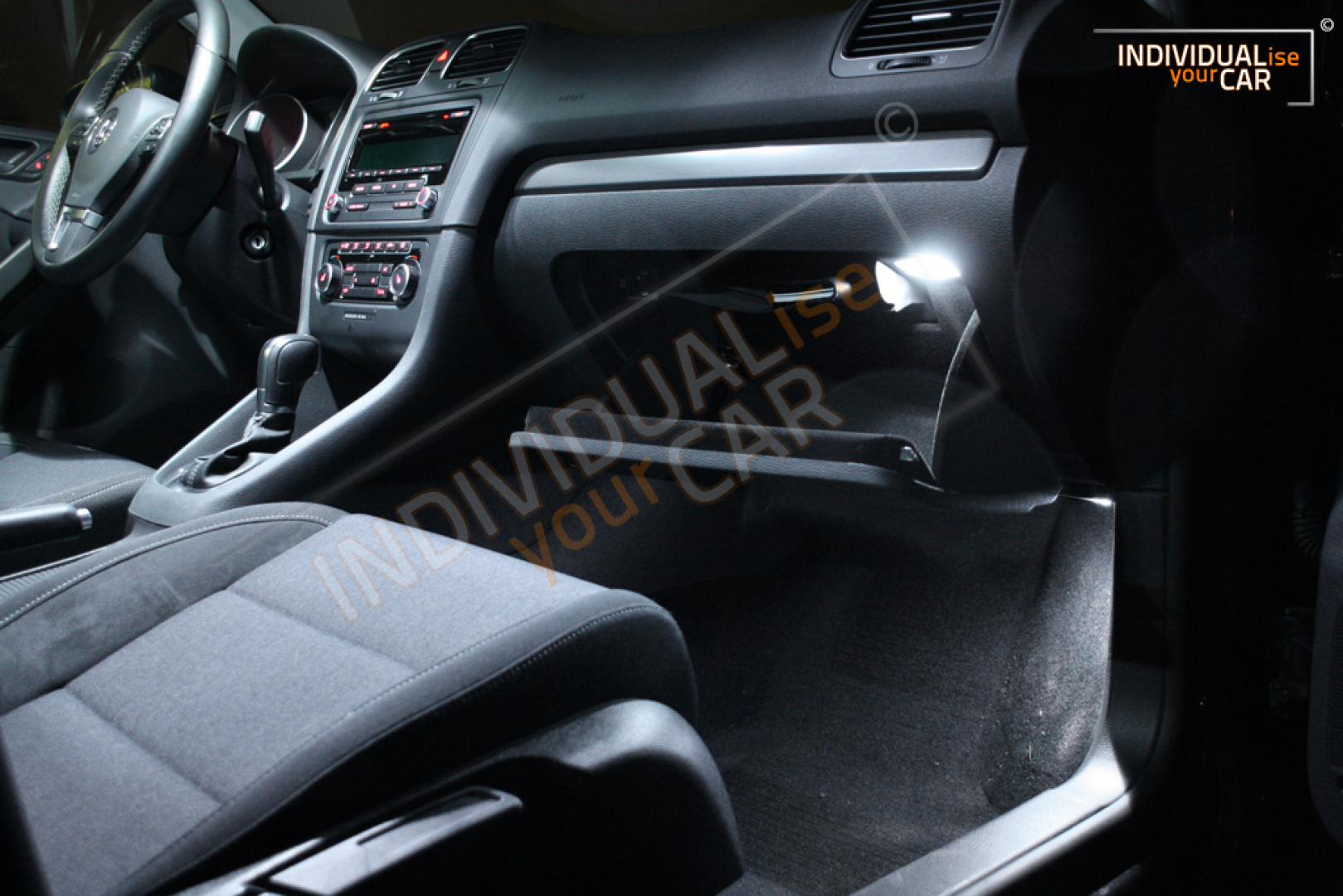 LED Innenraumbeleuchtung SET passend für VW Golf 6 5-Türer - Pure-White