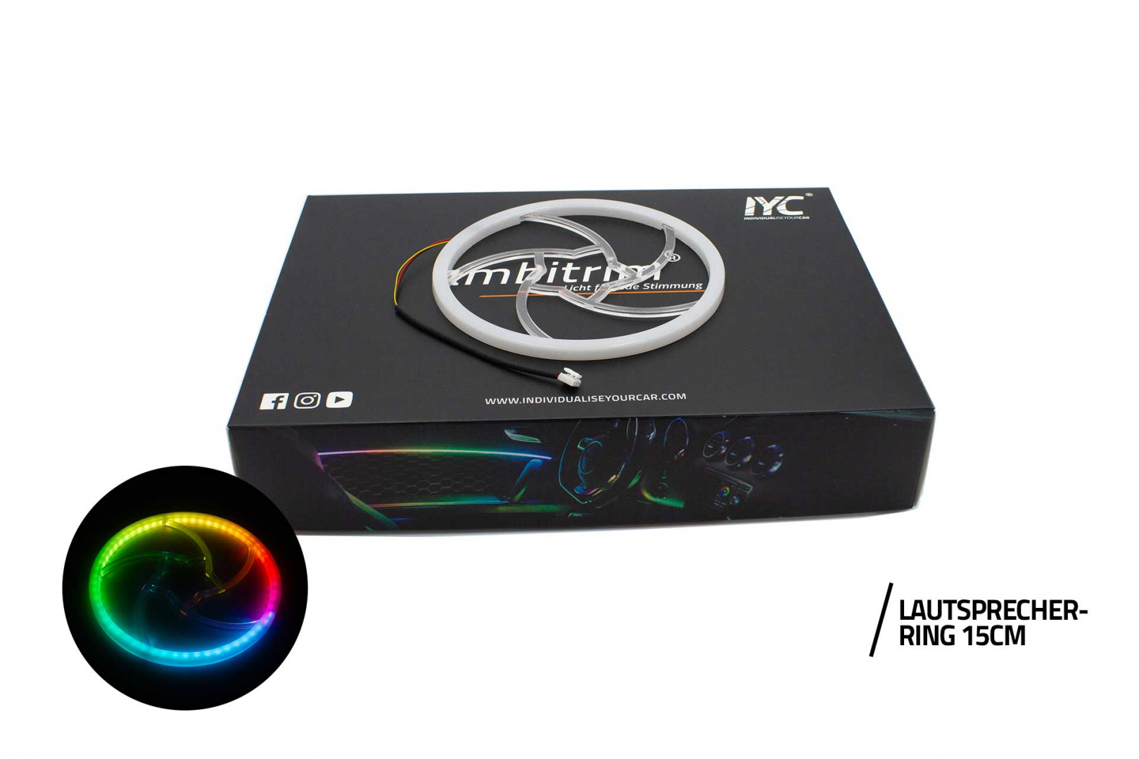 Ambitrim Digital Individual Component Speaker Ring 15cm