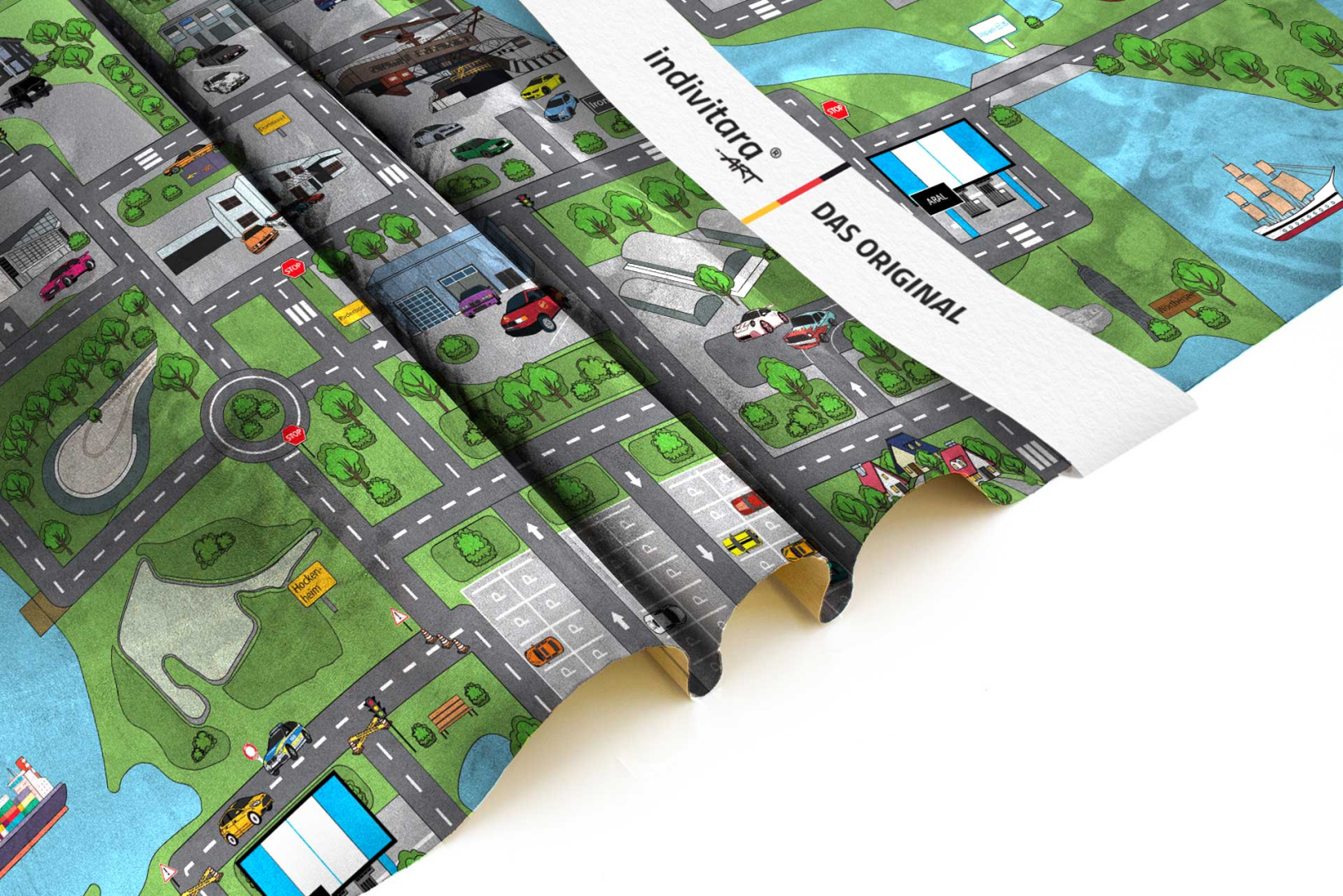 indivitara® Premium Art Play Carpet Tuning Edition– Premium Self-Adhesive Microfiber Fabric – Sold by the Meter