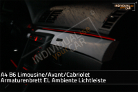 EL Ambiente Lichtleiste Ambientebeleuchtung passend für Audi A4 B6 Armaturenbrett