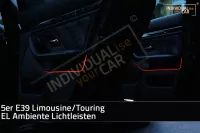 EL Ambiente Lichtleiste Ambientebeleuchtung für Türen 5er E39 Limousine/Touring